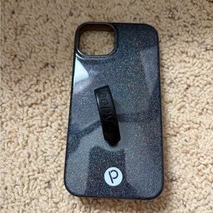Black Glitter Phone Case